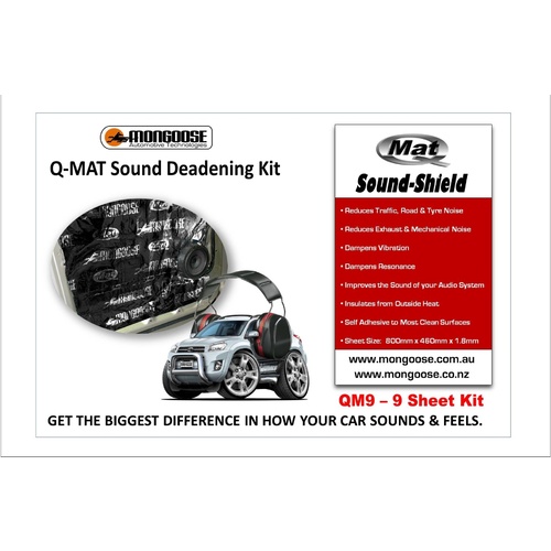 QM9 Sound Deadening kit