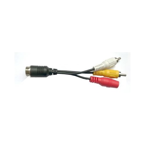 PVC12HDF  4 Pin Female to RCA and Power